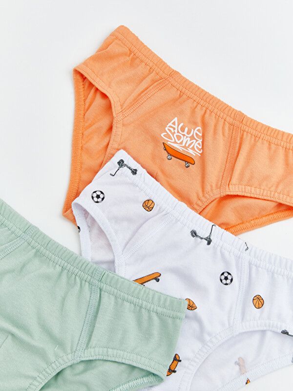 Moudda LC Waikiki - sous-vêtement (slip) en jersey pour Garçon couleur Blanc imprimé - Tunisie 2