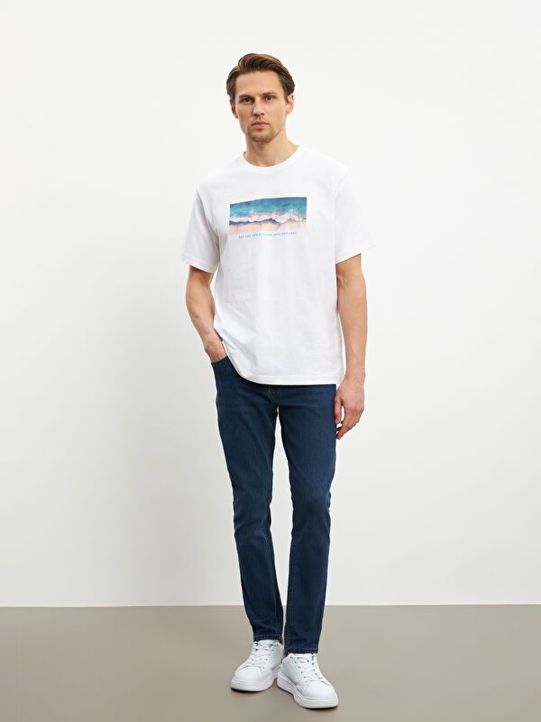 Moudda LC Waikiki - Pantalon jean tissé basique Homme Rodéo noir - Tunisie 1