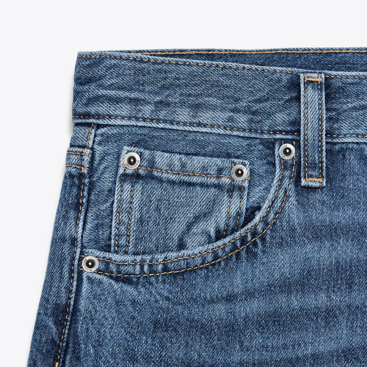 Moudda ZARA - Pantalon Wide Leg - Taille Basse & Bleu Medium - Tunisie 3