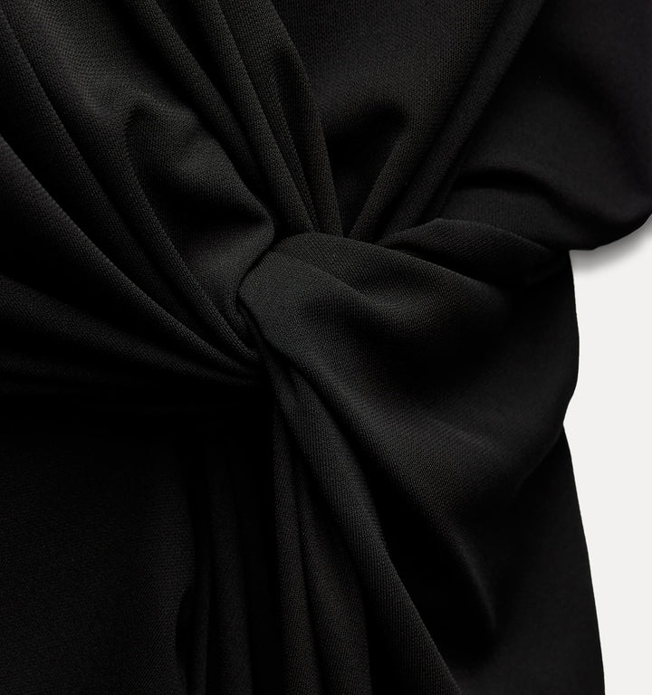 Moudda ZARA - Robe mi-longue drapée asymétrique - Tunisie 4