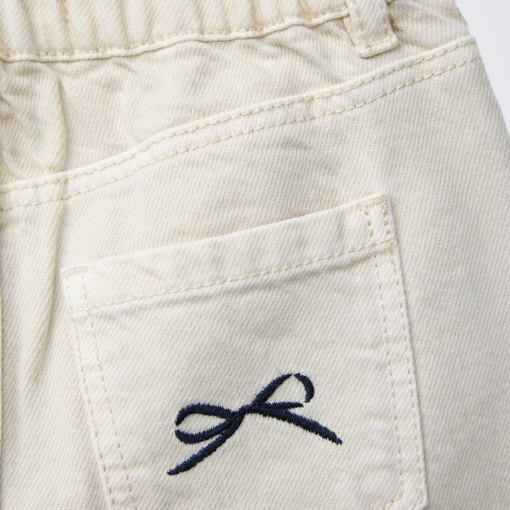 Moudda ZARA - Pantalon Enfant Serge Culotte - Broderie & Nœuds - Tunisie 4