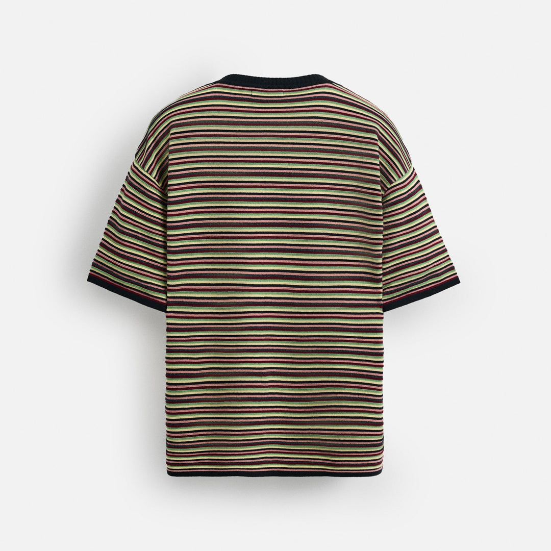 Moudda ZARA - Pull Manches Courtes - Rayures Multicolores - Tunisie 2