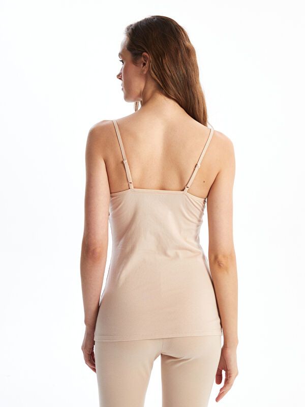 Moudda LC Waikiki - Débardeur base sous-vêtements Femme Rose nude - Tunisie 4