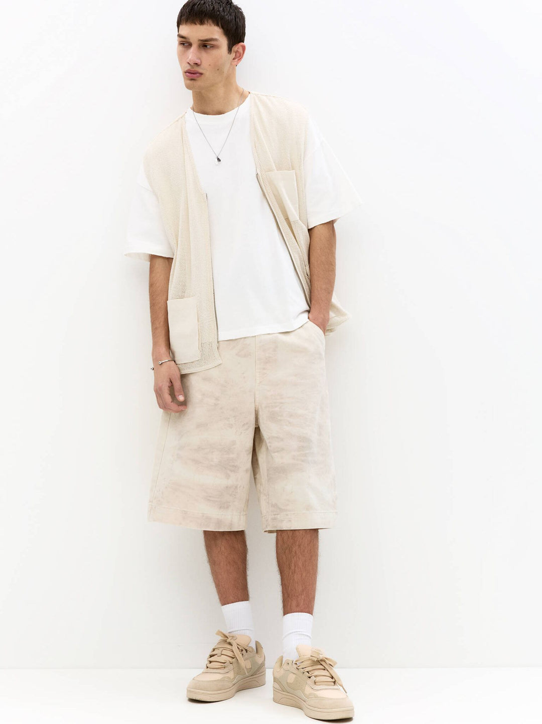 Moudda PULL & BEAR - Bermuda - 5 Poches & Marbrée - Tunisie 2