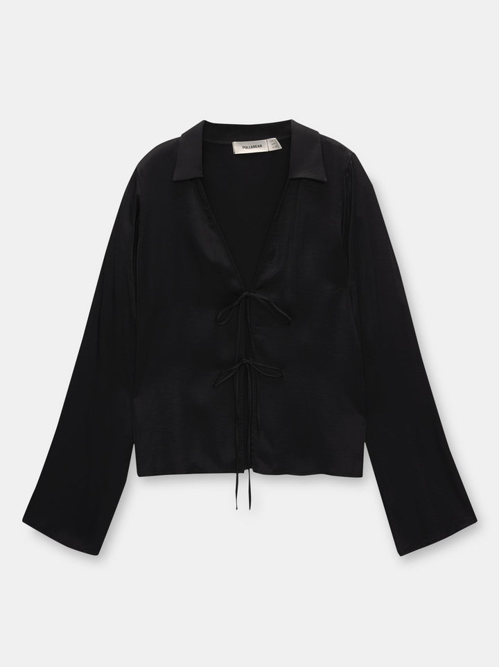 Moudda PULL & BEAR - Chemise Fluide Lacets - Tunisie 1