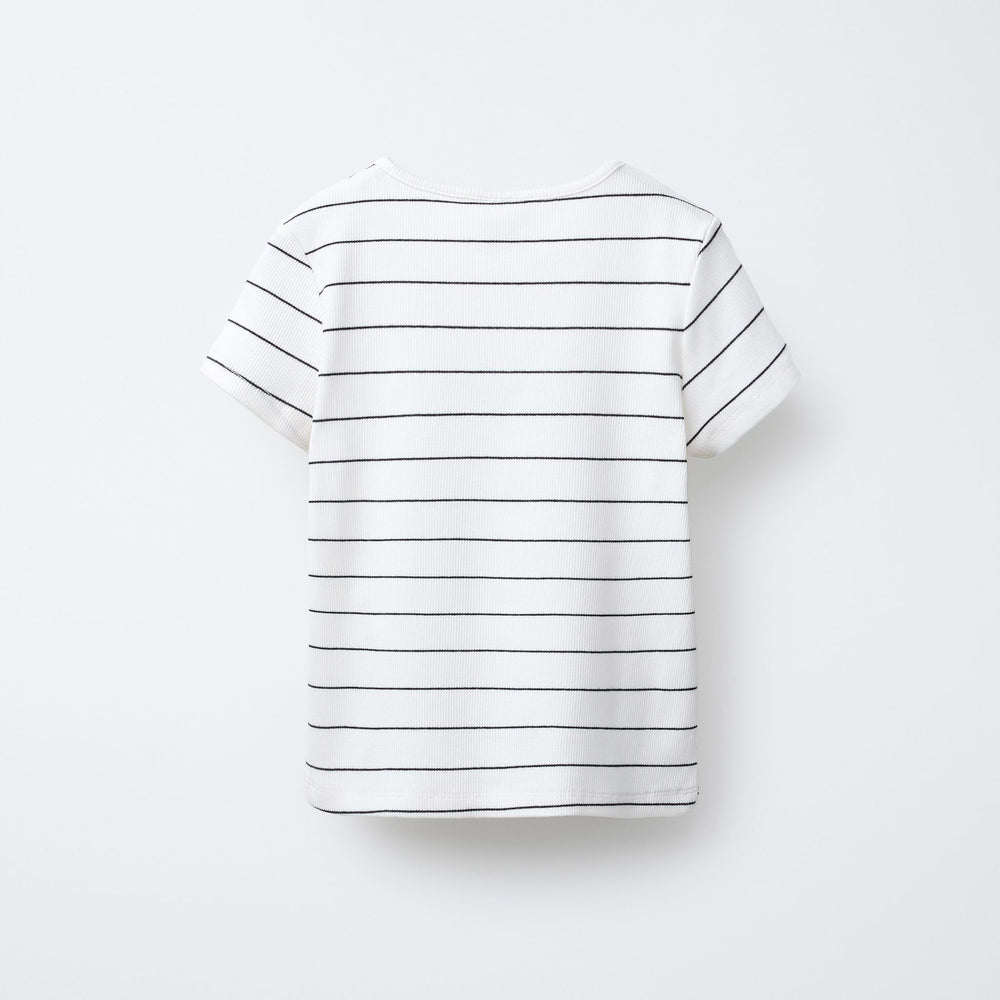 Moudda ZARA - T-Shirt - Rayures, Découpe & Nœuds - Tunisie 2