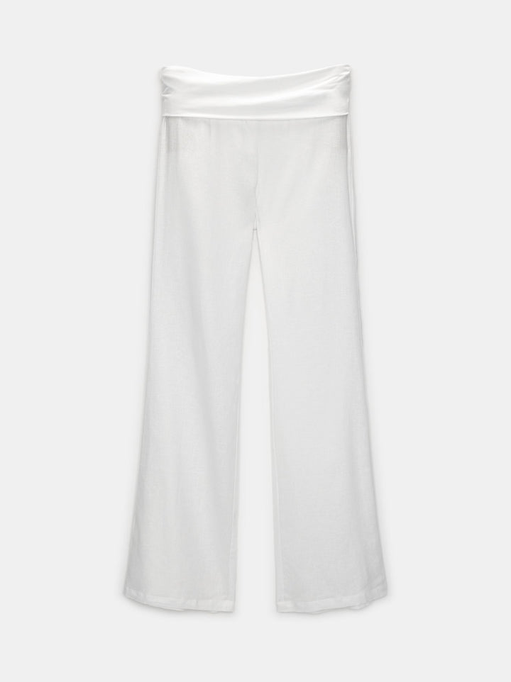 Moudda PULL & BEAR - Pantalon Flare Ceinture Circulaire - Tunisie 1