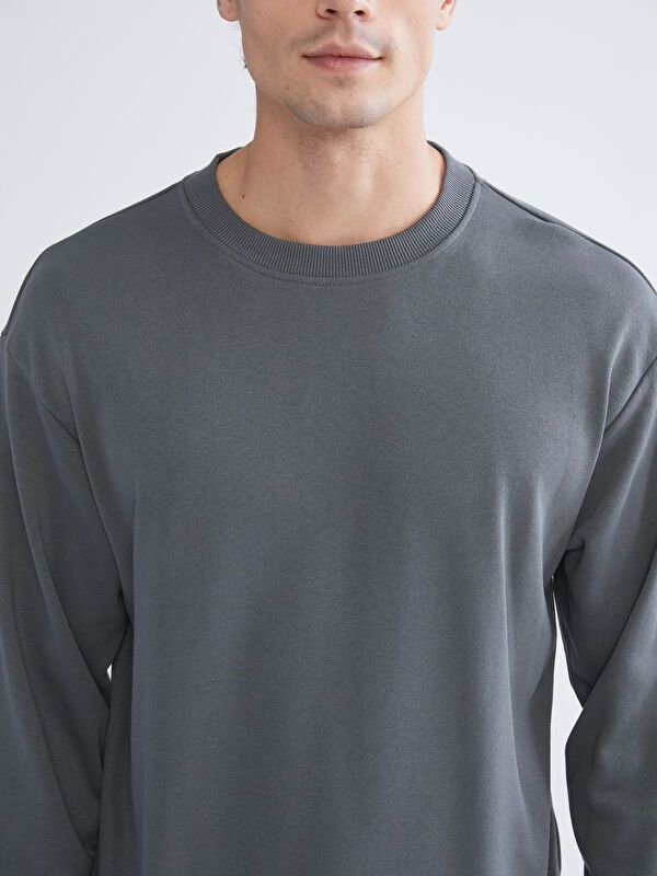 Moudda LC Waikiki - Sweatshirt en jersey Homme Gris foncé - Tunisie 3