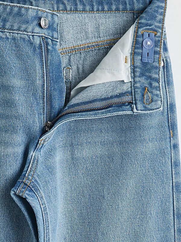 Moudda LC Waikiki - Pantalon en jean pour Fille couleur Bleu délavé à l'acide - Tunisie 3