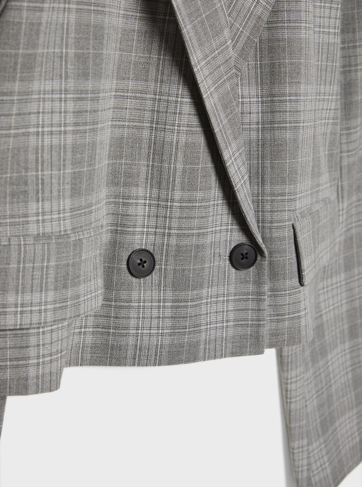 Moudda STRADIVARIUS - Blazer Crop à Carreaux - Tunisie 2