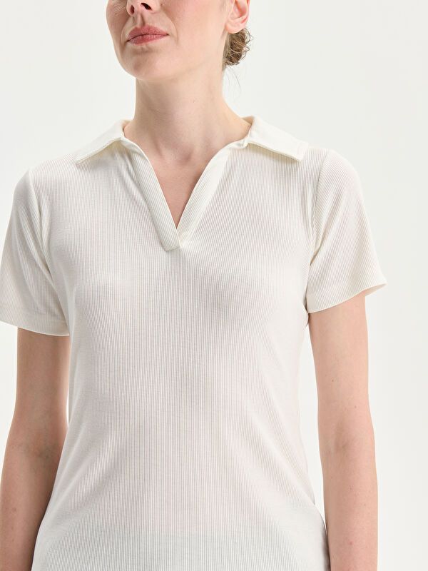 Moudda LC Waikiki - Body en jersey à manches courtes pour Femmes - Tunisie 3