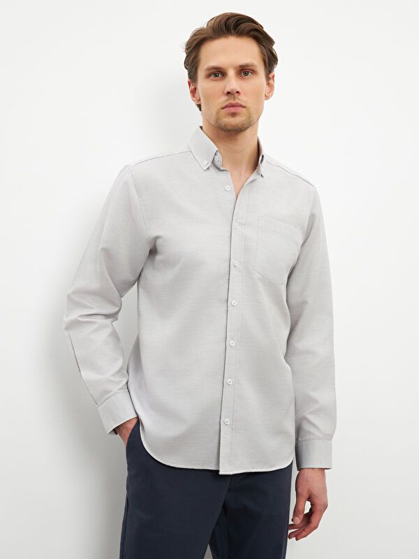 Moudda LC Waikiki - Chemise tissée à manches longues pour Hommes - Tunisie 1