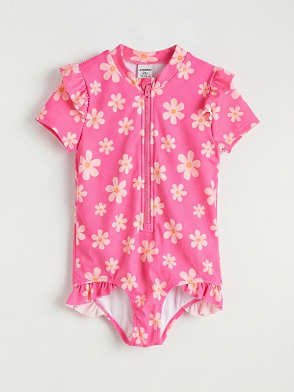Moudda LC Waikiki - Maillot de bain en jersey pour Fille couleur Rose imprimé - Tunisie 1