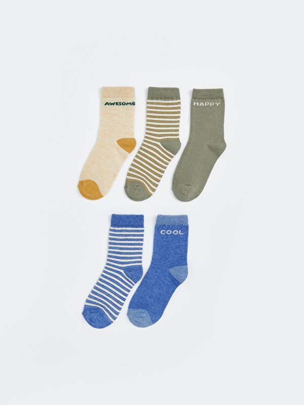 Moudda LC Waikiki - Chaussettes courtes Garçon Vert terne - Tunisie 1