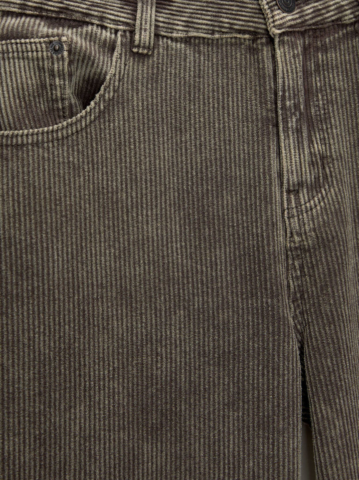 Moudda PULL & BEAR - Pantalon Jambe Large Pana Lavée - Tunisie 3