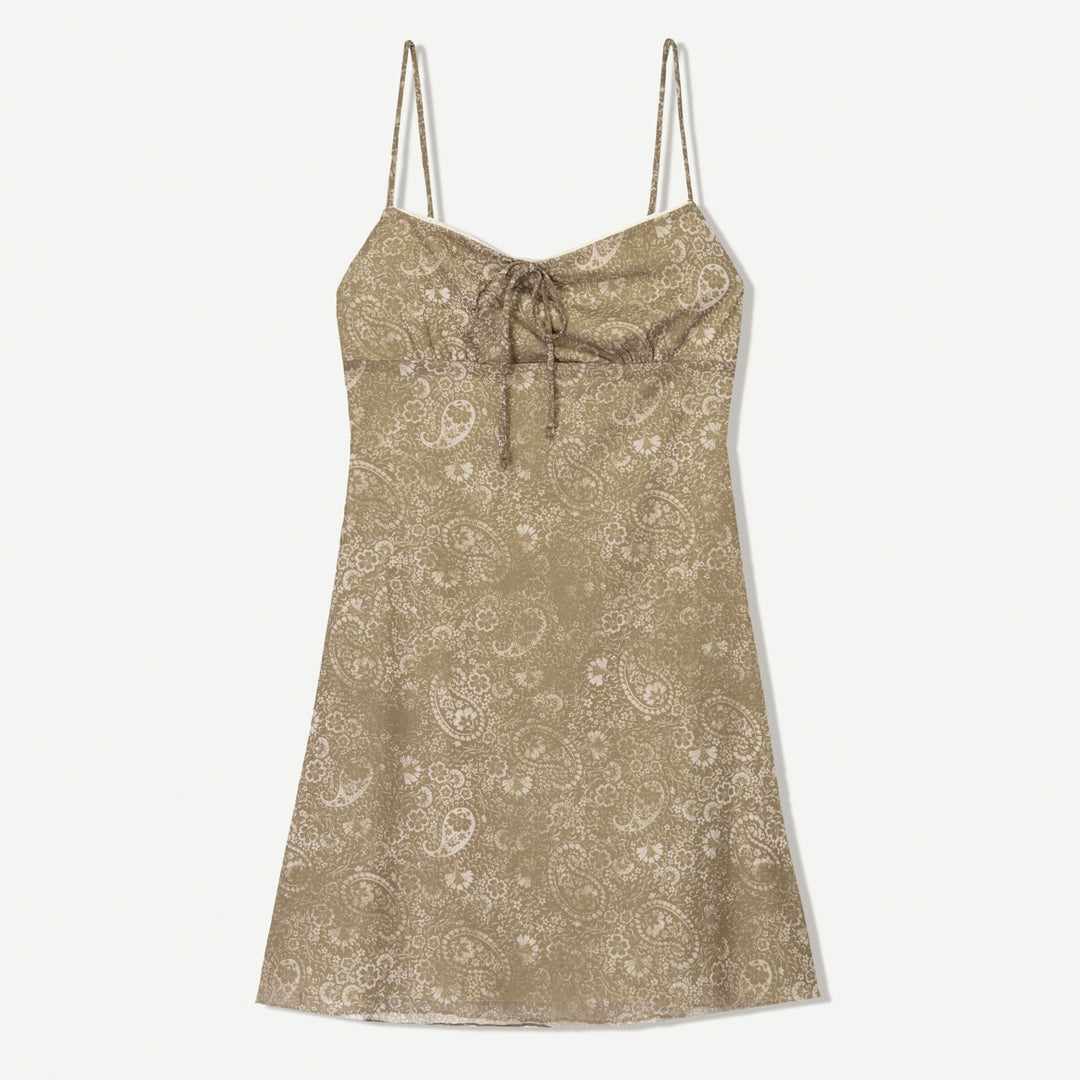 Moudda BERSHKA - Robe Mini Tulle - Imprimé Allover & Bretelles - Tunisie 1