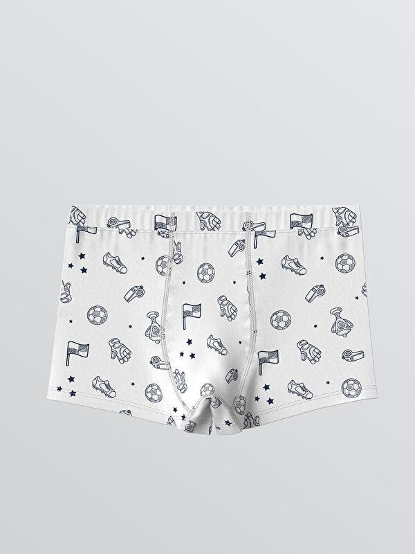 Moudda LC Waikiki - Boxer en jersey pour Garçon couleur Blanc imprimé - Tunisie 3