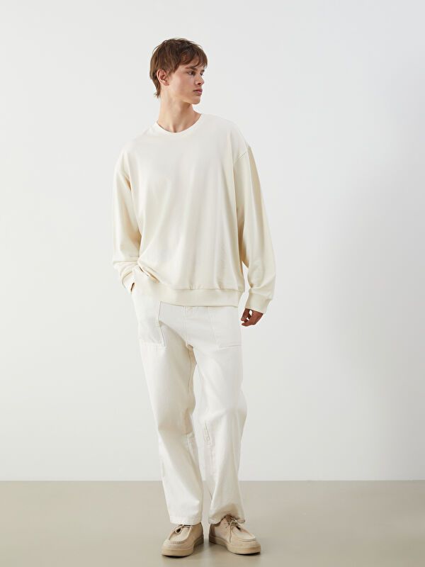 Moudda LC Waikiki - Sweatshirt en jersey Homme Beige pâle - Tunisie 2