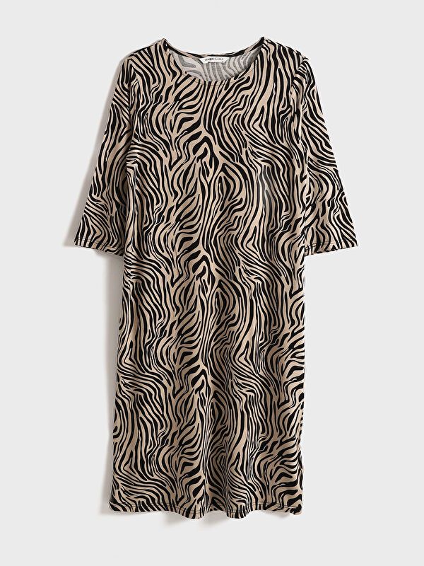 Moudda LC Waikiki - Robe en jersey uncv à manches longues pour Femmes - Tunisie 4