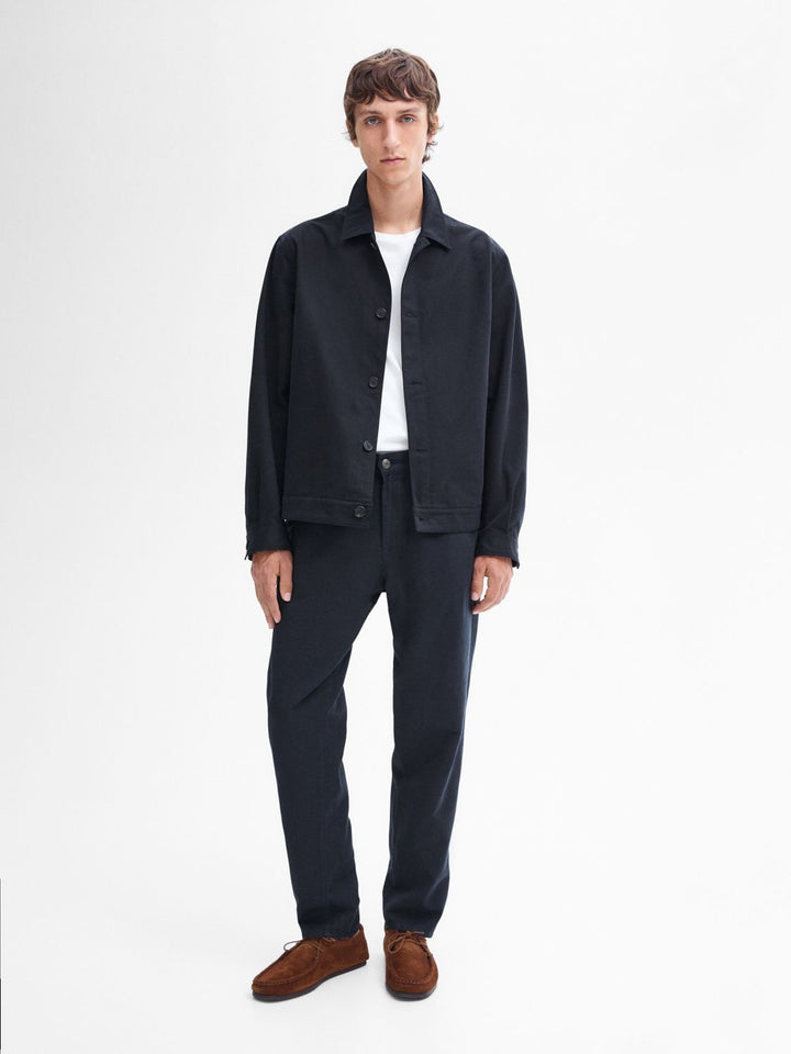 Moudda Massimo Dutti - Pantalon jean coton/lin coupe fuselée - Tunisie 6