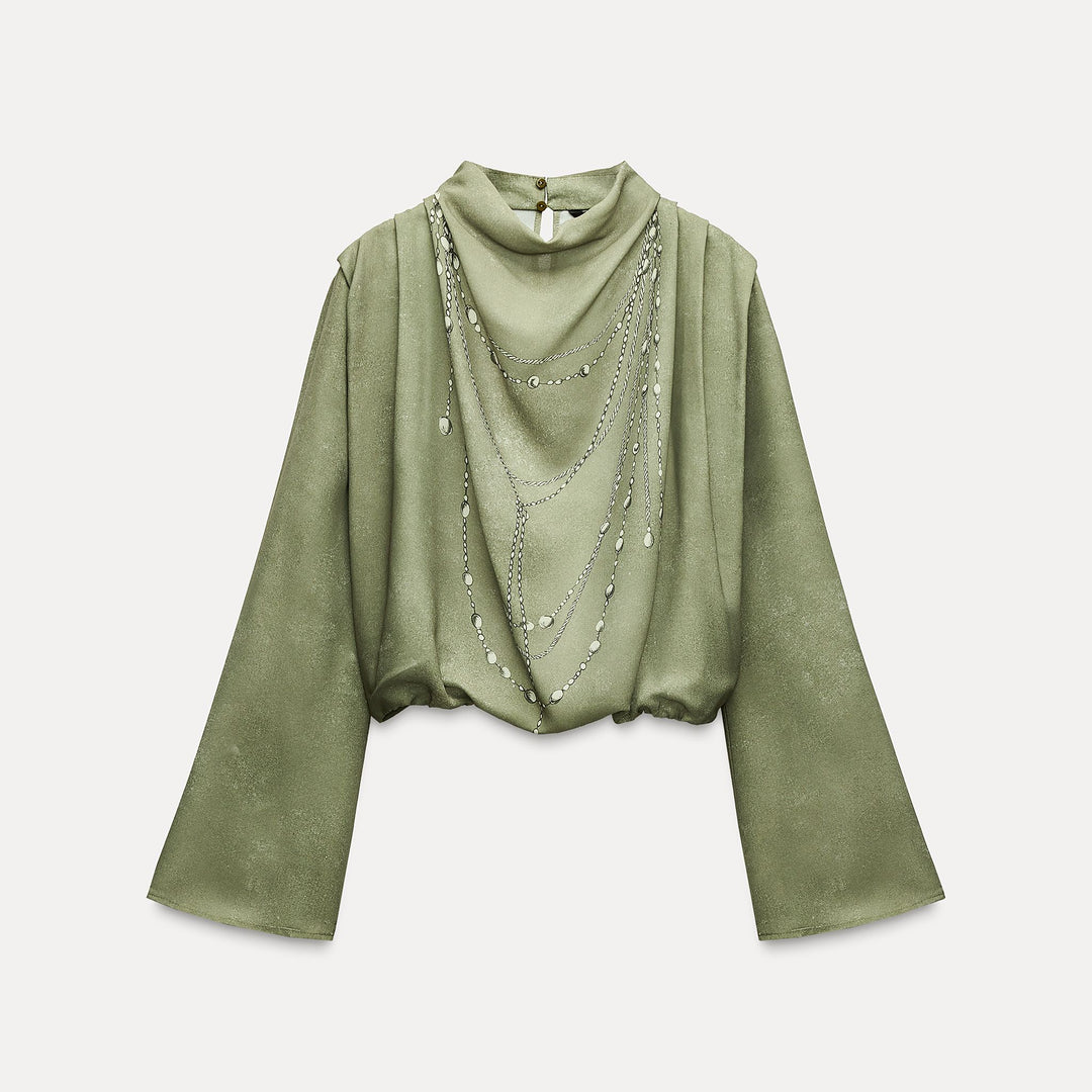 Moudda ZARA - Chemise - Col/Collier & Drapé - Tunisie 1
