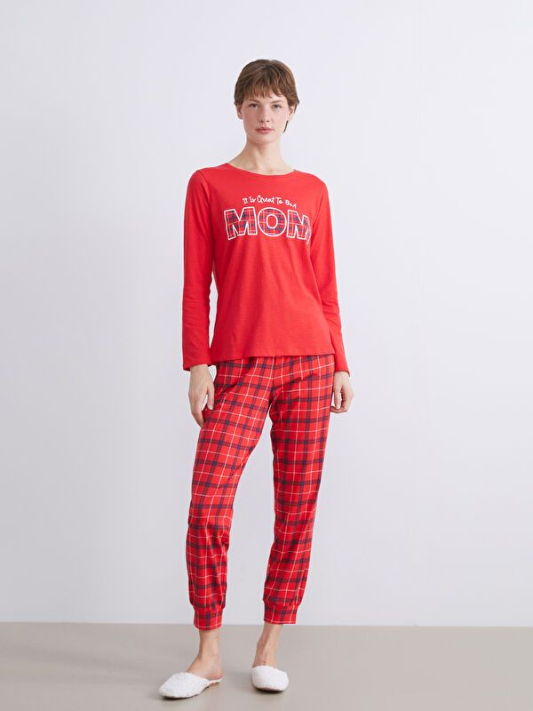 Moudda LC Waikiki - Pyjama en jersey à manches longues pour Femmes - Tunisie 2