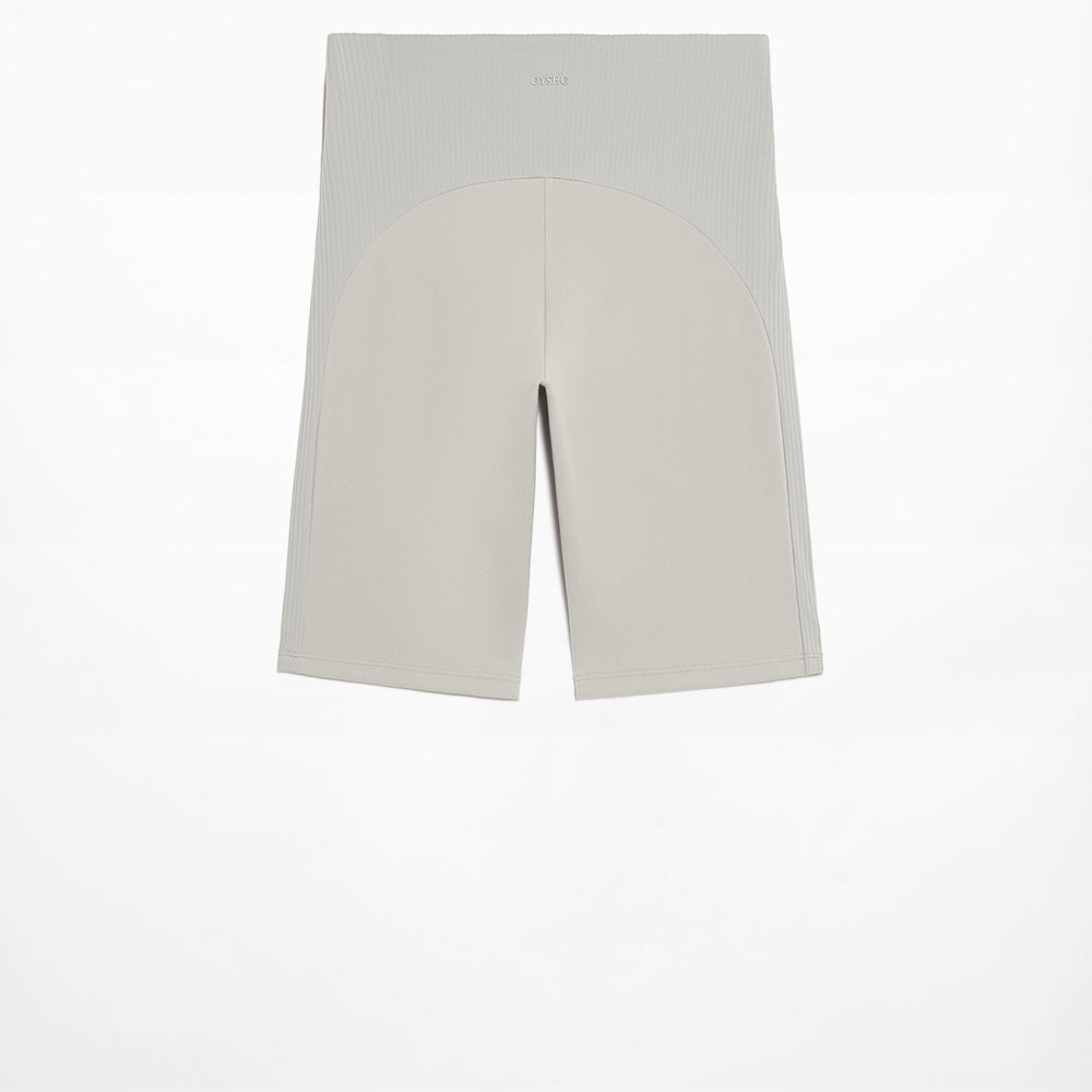 Moudda Oysho - Legging Comfortlux Cycliste Taille Haute Blocs Côtelés Doublé - Tunisie 2