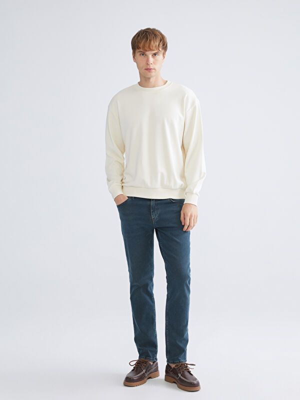 Moudda LC Waikiki - Pantalon tissé denim basique Homme Rodéo vert - Tunisie 1