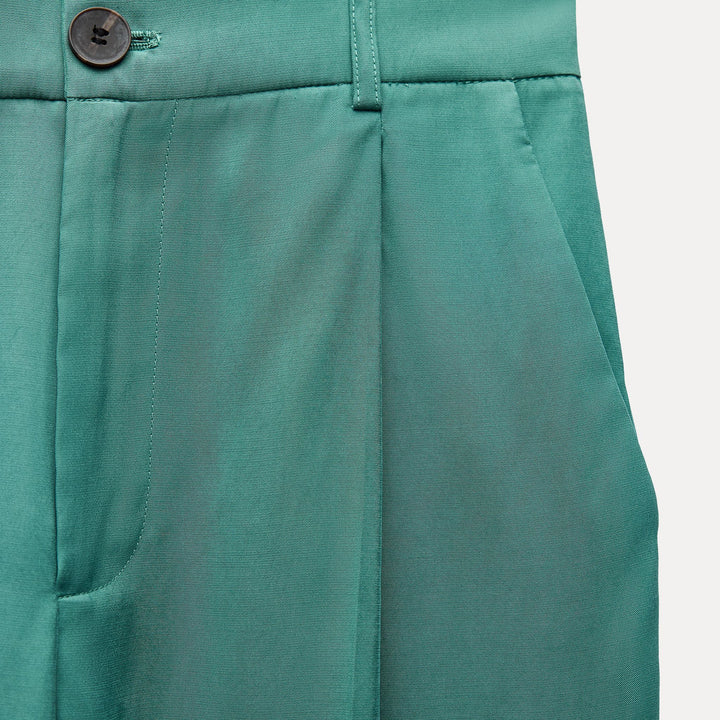 Moudda ZARA - Pantalon fluide taille haute pli devant - Tunisie 4