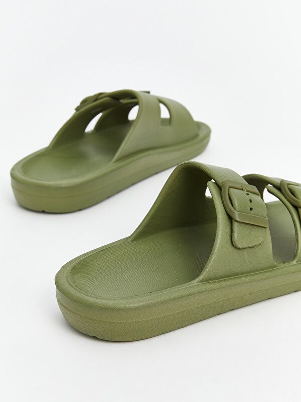 Moudda LC Waikiki - Pantoufles pour Garçon couleur Vert kaki - Tunisie 5