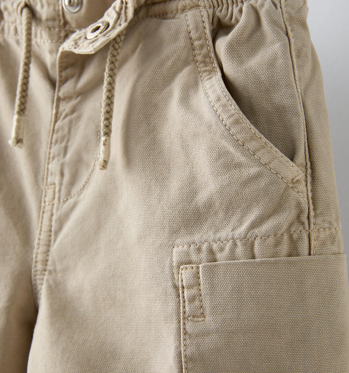 Moudda ZARA - Bermuda enfant en toile, ceinturée cargo - Tunisie 3