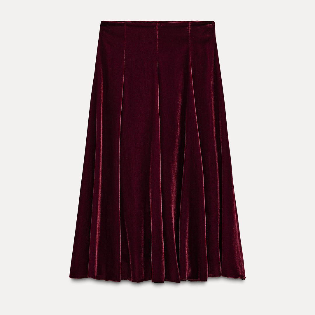 Moudda ZARA - Jupe godets velours - Tunisie 1