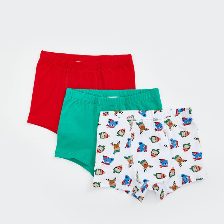 Moudda LC Waikiki - Boxer jersey Garçon Imprimé écru - Tunisie 1