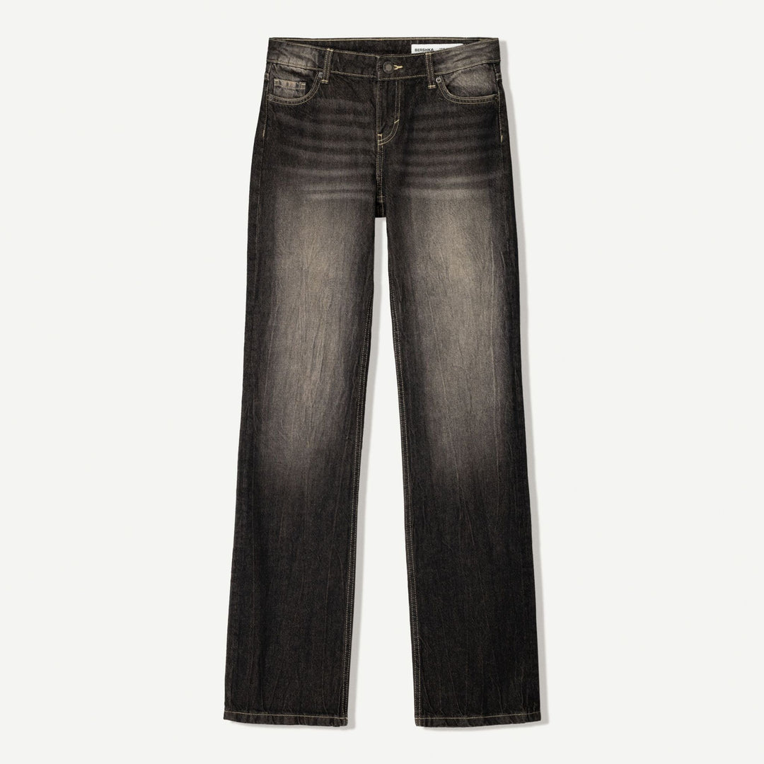 Moudda BERSHKA - Jean Droit - Taille Basse - Tunisie 1