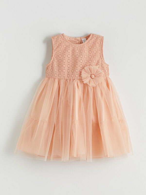 Moudda LC Waikiki - Robe manches courtes en tissu pour Fille - Tunisie 1