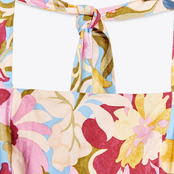 Moudda ZARA - Robe Midi - Imprimé Floral & Lin/Viscose - Tunisie 3