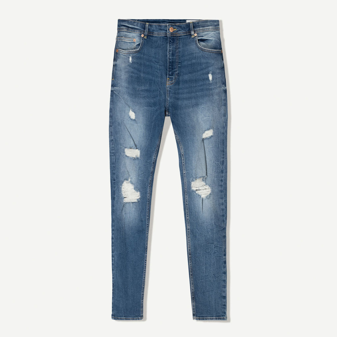 Moudda BERSHKA - Jean Super Skinny - Effet Déchiré - Tunisie 1