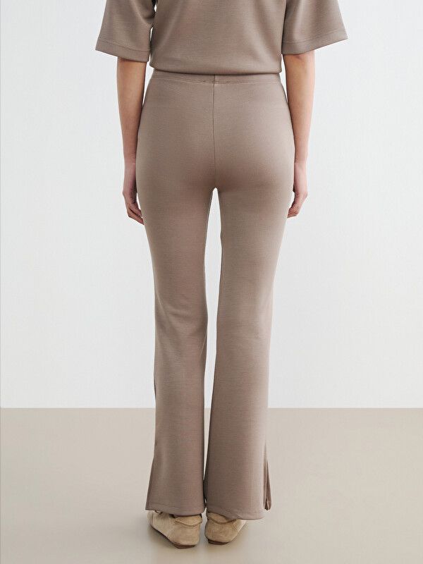 Moudda LC Waikiki - Pantalon en jersey pour Femme couleur Marron clair - Tunisie 4