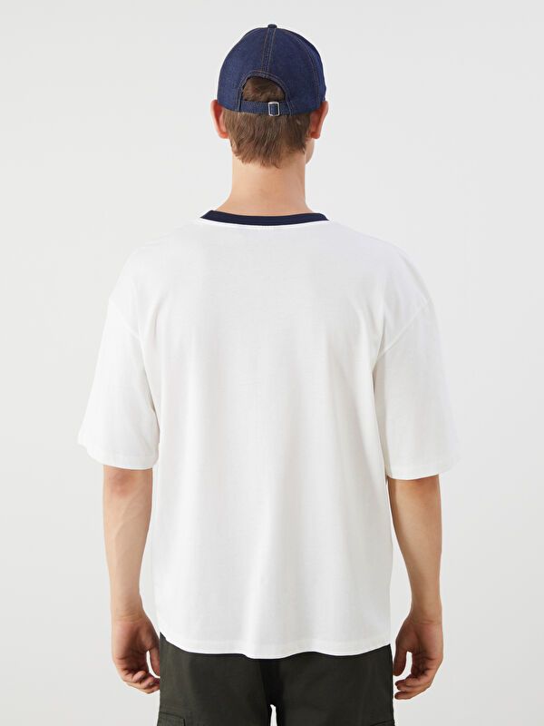 Moudda LC Waikiki - T-shirt en jersey imprimé à manches courtes pour Hommes - Tunisie 4