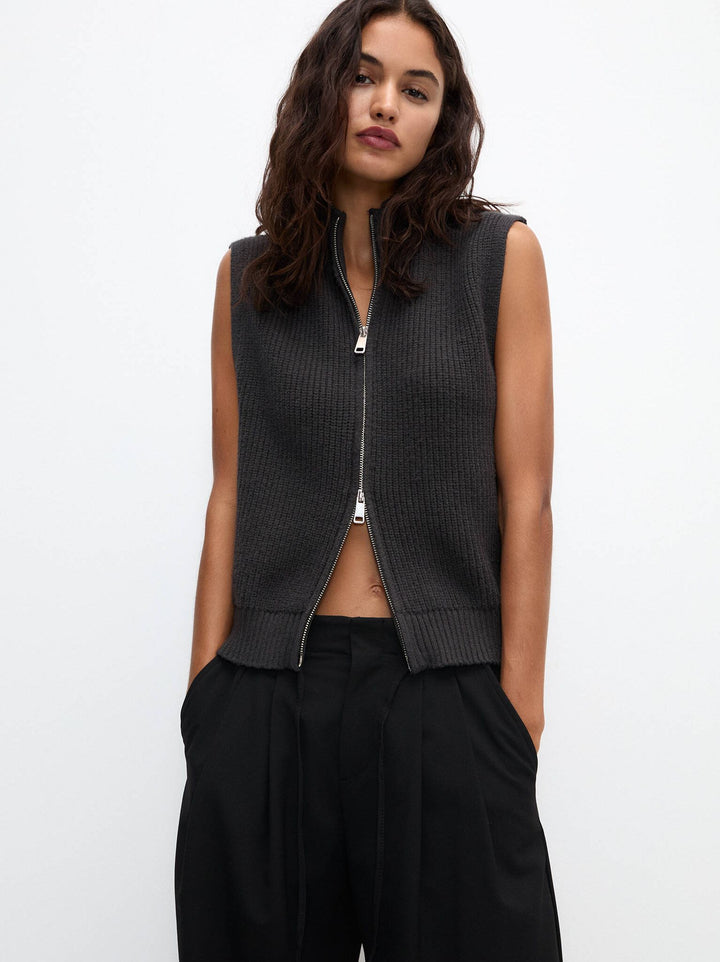 Moudda PULL & BEAR - Gilet Perlé à Fermeture - Tunisie 2