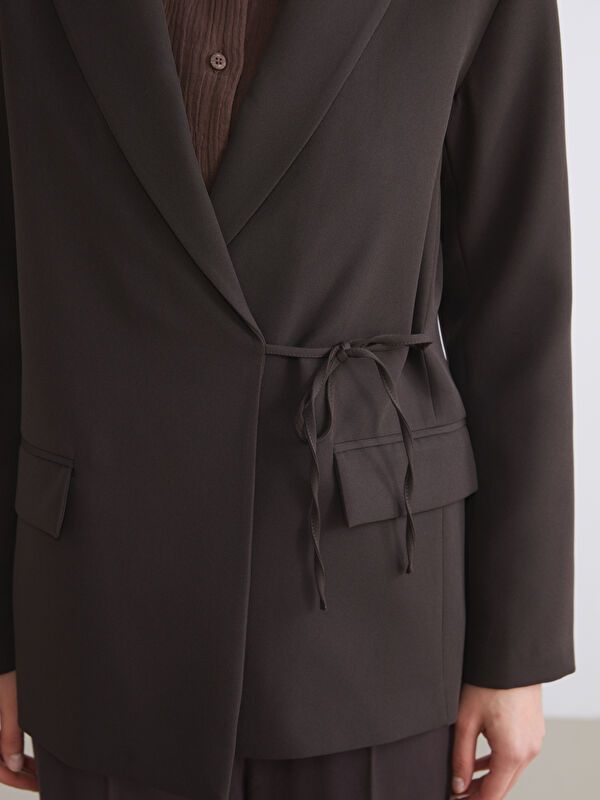 Moudda LC Waikiki - Veste tissée Femme Brun - Tunisie 3