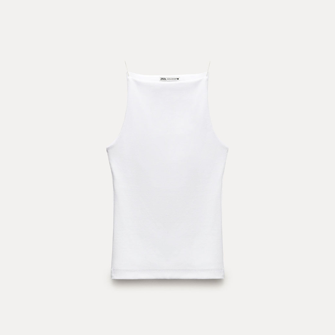 Moudda ZARA - T-shirt brassière en coton élasthanne, bretelles élastiques - Tunisie 2