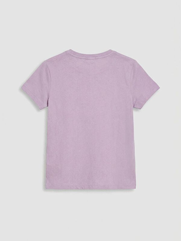 Moudda LC Waikiki - Body manches courtes en jersey pour Fille couleur Lilas - Tunisie 2
