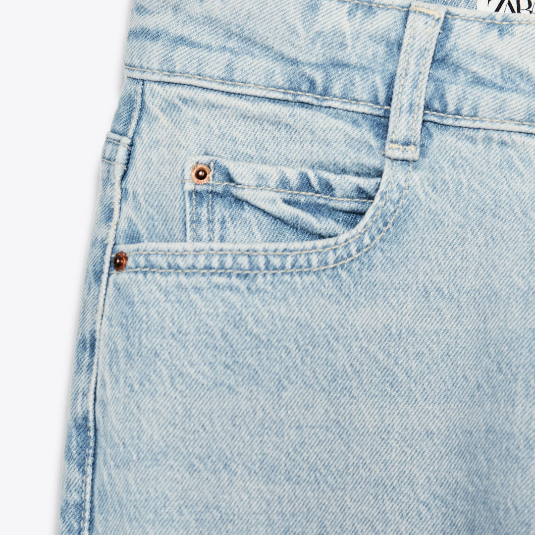 Moudda ZARA - Denim - Mom Slim Fit Authentique - Tunisie 3
