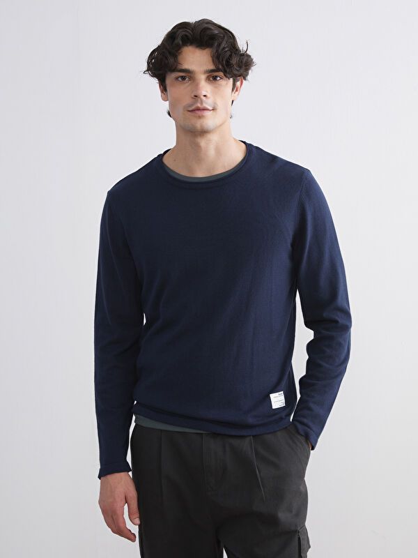 Moudda LC Waikiki - Pull en tricot Homme Marine - Tunisie 1