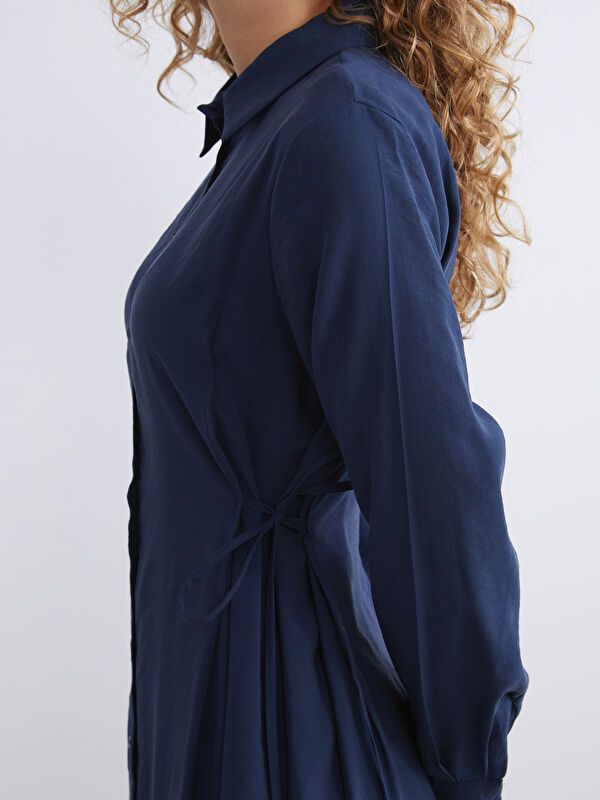 Moudda LC Waikiki - Robe tissée manches longues Femme Marine - Tunisie 3