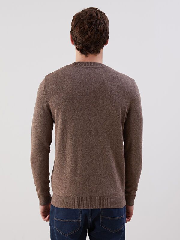 Moudda LC Waikiki - Pull en tricot Homme Mela marron clair - Tunisie 4