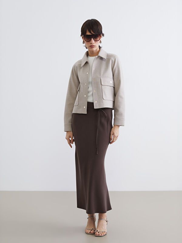 Moudda LC Waikiki - Surchemise en tissu (Shacket) pour Femme - Tunisie 2