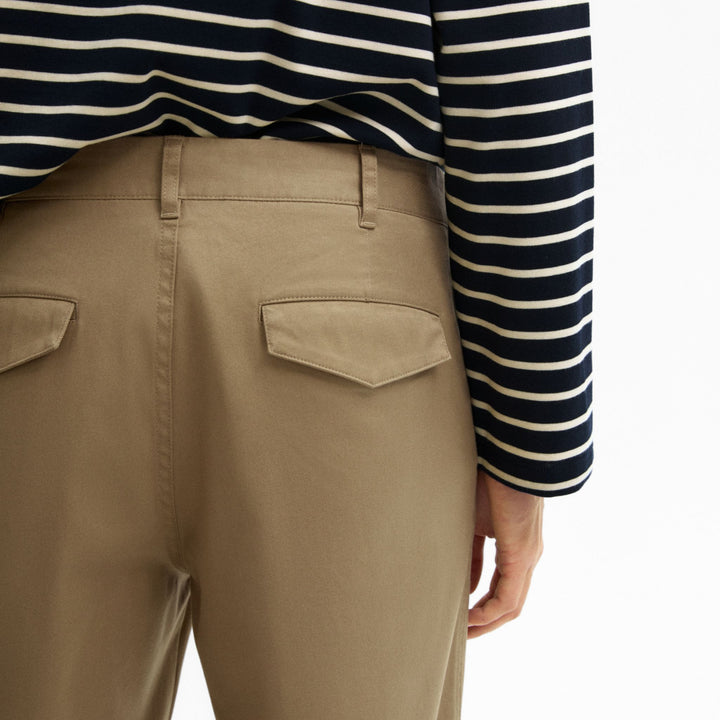Moudda Massimo Dutti - Pantalon sergé détail patte coupe fuselée - Tunisie 3