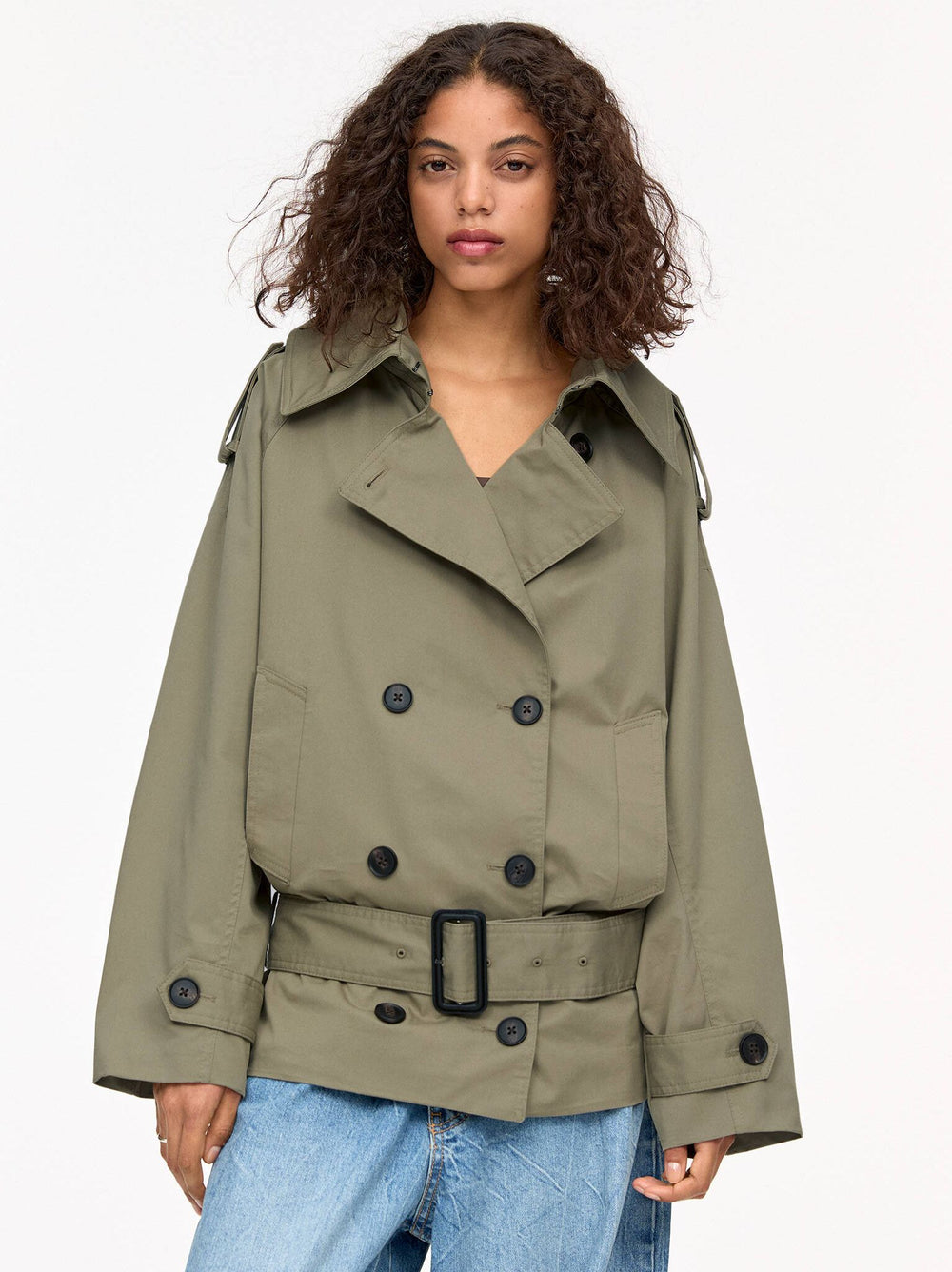 Moudda PULL & BEAR - Manteau Trench Court - Mode - Tunisie 2